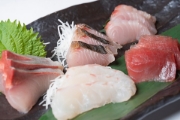 瀬戸内海の新鮮な魚介お造り5種盛り合わせ